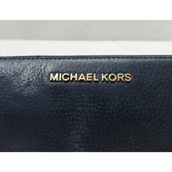 Michael Kors Black Leather Zip Around Credit Card Wallet - Picture 12 of 16
